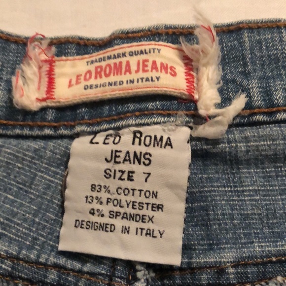 Leo Roma Jeans Juniors size 7 - Picture 3 of 3